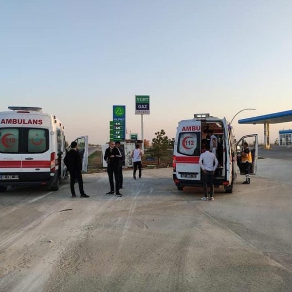 CHP Karaman ekibi kaza yaptı