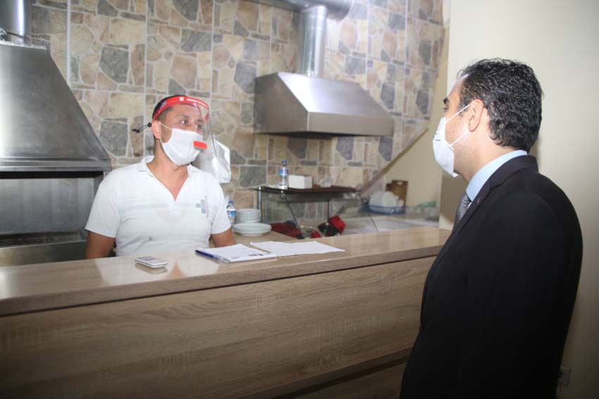 Semerciler Sokağında virüs denetlemesi