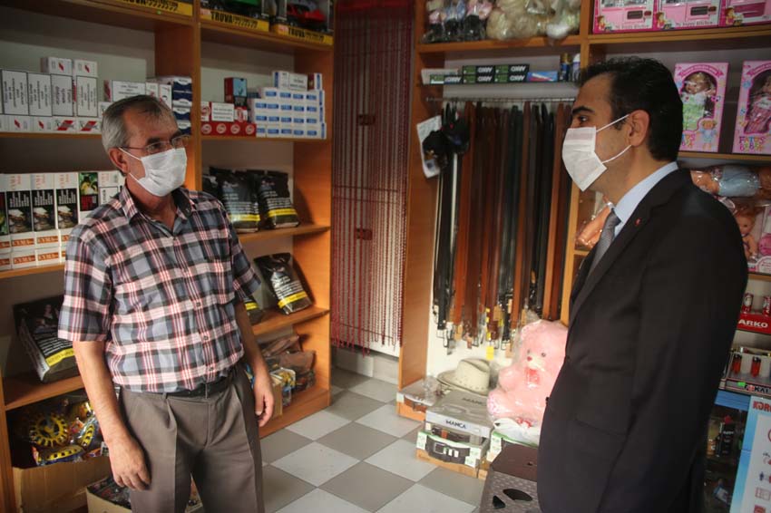 Semerciler Sokağında virüs denetlemesi