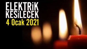 4 Ocak elektrik kesintileri