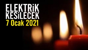 7 Ocak elektrik kesintileri