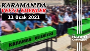 Karaman'da 7 vefat var