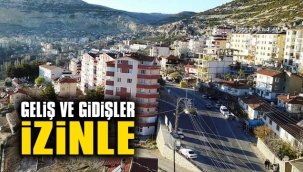 Giriş ve çıkış izine tabi hale geldi