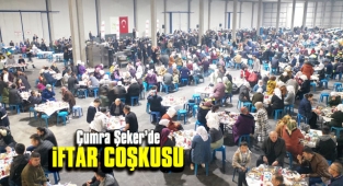 Binlerce kişiyle iftar yaptılar