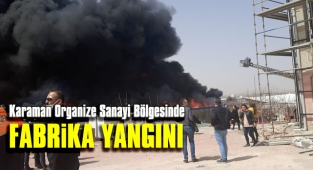 Plastik fabrikasında yangın çıktı