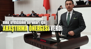 Ünver'den elma önergesi