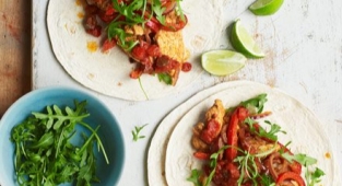 Easy chicken fajitas