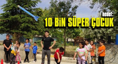 7 bin 100 süper çocuk atletizm branşı ile tanıştı