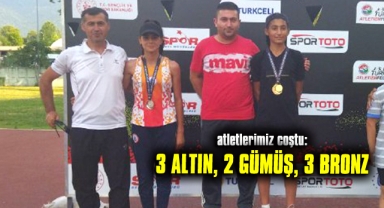 Atletler madalya topluyor