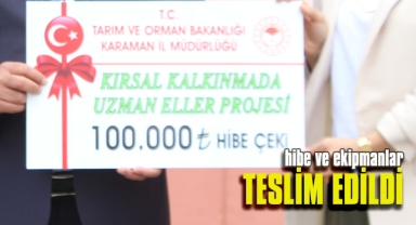 Ekipman ve hibe destekleri teslim edildi