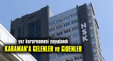 HSK'dan yaz kararnamesi