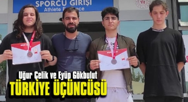 Karaman'a 2 bronz madalya