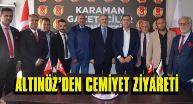 Altınöz Gazeteciler Cemiyeti'ni ziyaret etti