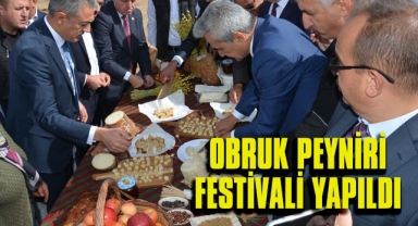 Geleneksel Obruk Peyniri Festivali yapıldı