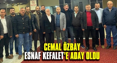 Cemal Özbay adaylığını açıkladı