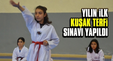 Karaman'da Tekvando Kuşak Sınavı yapıldı