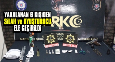 6 şahıs yakalandı, 1 kişi aranıyor