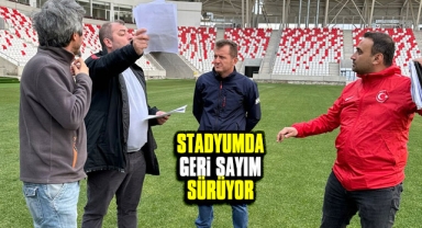 Yeni stadyumda çalışmalar sürüyor