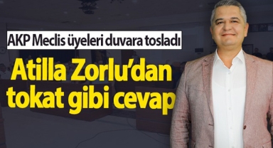 Atilla Zorlu'dan tokat gibi cevap