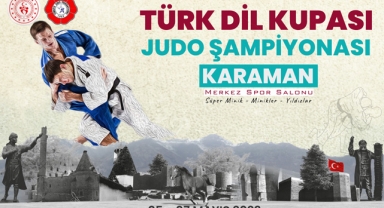 Karaman'da 6. Türk Dil Kupası Judo Şampiyonası