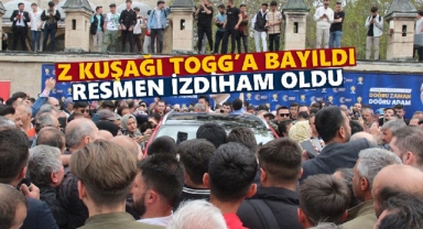 Karaman’da TOGG izdihamı