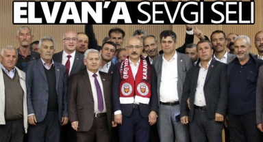 Lütfi Elvan’a Karaman’da Sevgi Seli
