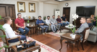 Gazetecilerden Vali Sarıibrahim’e Hayırlı Olsun Ziyareti