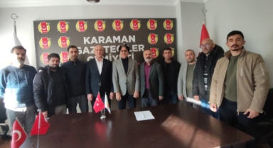AK Parti Heyetinden Karaman Gazeteciler Cemiyetine Ziyaret