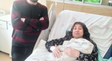 Karaman'da 2024'ün ilk bebeği 