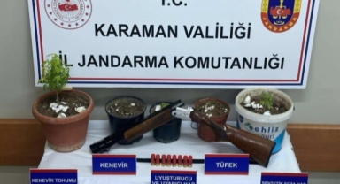 Jandarma'dan Karaman'da uyuşturucu operasyonu