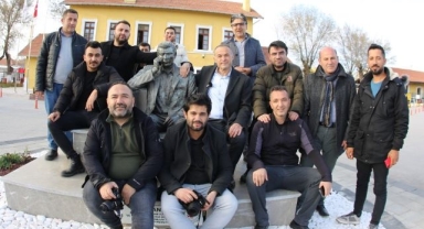 Akgün, önemli projeleri gazetecilere yerinde anlattı