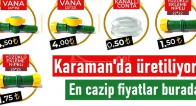 Tarımda verimliliğin anahtarı: GOLDDRIP