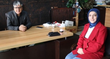 Hatice Bulut Karaman Gazeteciler Cemiyeti'ni ziyaret etti