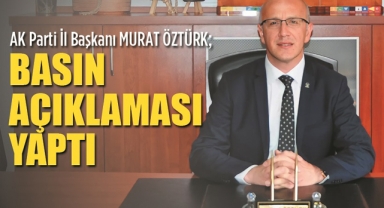 Başkan Öztürk: 