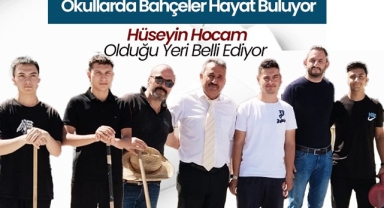 Okullarda Bahçeler Hayat Buluyor