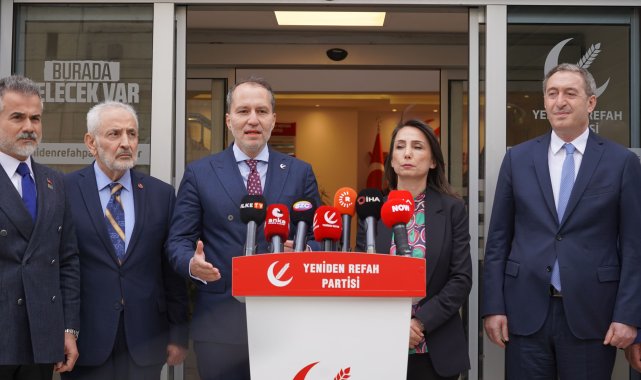 DEM Parti eş başkanları Fatih Erbakan'ı ziyaret etti