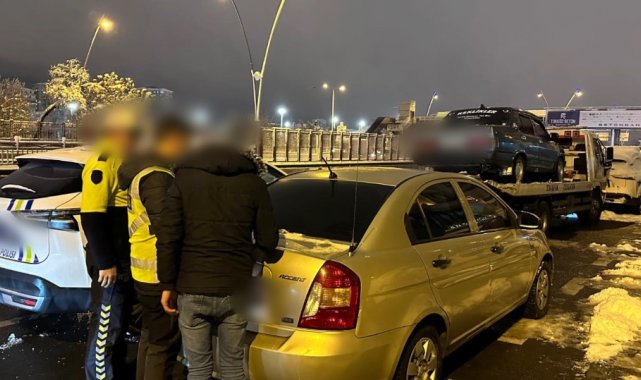 Drift yapan ve diğer kurallara uymayan 5 sürücüye 180 bin TL ceza