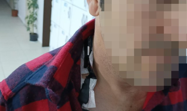 Ehliyet sınavına kameralı düzenekle girerken yakalandı
