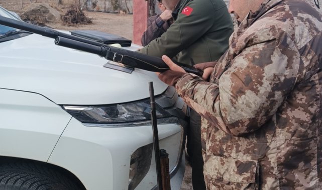 Kayseri'de yasa dışı avlanan 5 kişi yakalandı