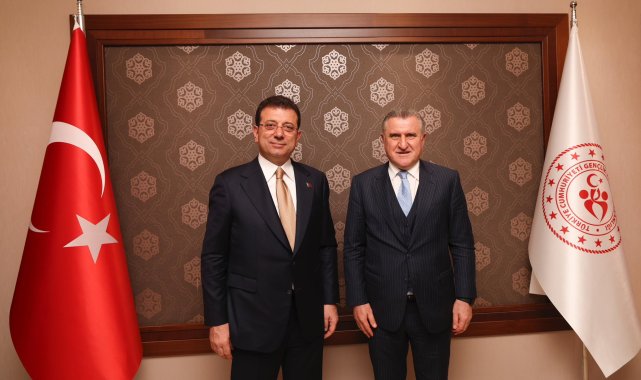 Bakan Bak, İBB Başkanı İmamoğlu'nu kabul etti