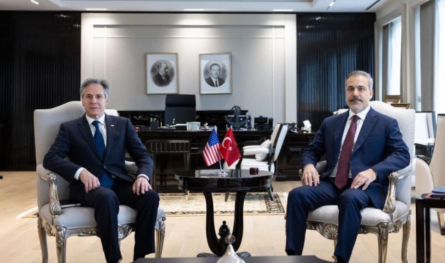 Bakan Fidan, ABD Dışişleri Bakanı Blinken ile bir araya geldi