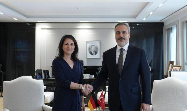Bakan Fidan, Alman mevkidaşı Baerbock ile bir araya geldi