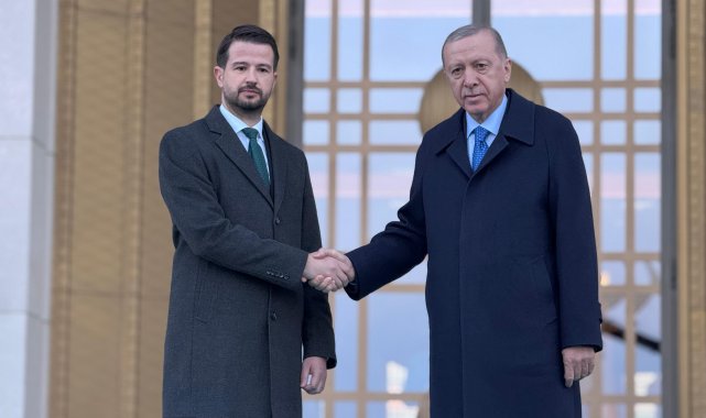 Cumhurbaşkanı Erdoğan, Karadağ Cumhurbaşkanı Milatoviç'i resmi törenle karşıladı