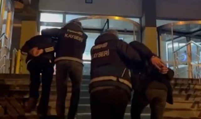 Kayseri'de uyuşturucu operasyonu: 2 gözaltı