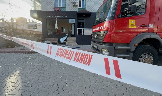 Sanat galerisinde doğal gaz kaynaklı patlama: 1 yaralı