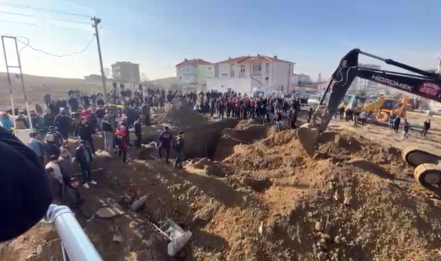 Ankara'da kanalizasyon kazısında göçük; 1 işçi öldü, 1 işçi aranıyor