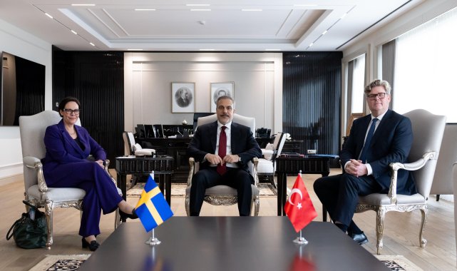 Bakan Fidan, İsveçli heyetle bir araya geldi