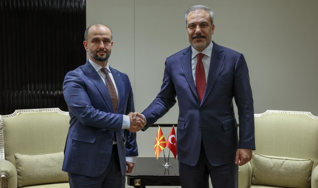 Bakan Fidan, Kuzey Makedonya Avrupa İşleri Bakanı Murtezani ile görüştü
