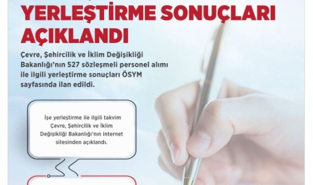 Bakanlık: 527 sözleşmeli personel istihdamına ilişkin takvim duyuruldu
