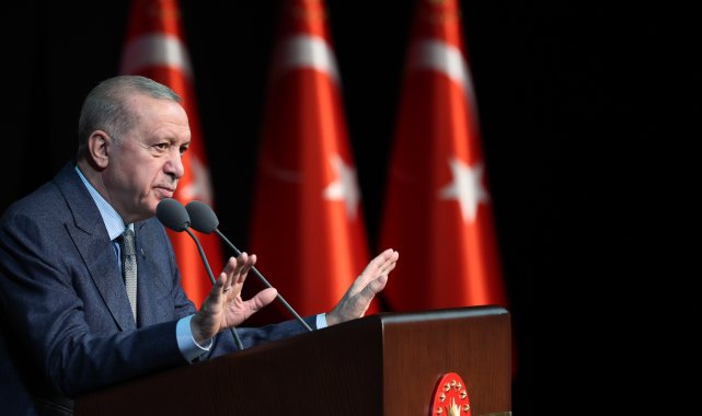 Cumhurbaşkanı Erdoğan: Yeni evlenecekler için faizsiz kredi desteğini 81 ilde uygulamaya alıyoruz